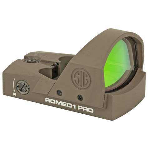 Sig Romeo PRO Reflex Sight FDE Mm MOA Red Dot