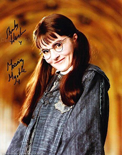 Shirley Henderson As Moaning Myrtle Harry Potter Genuine Autograph At