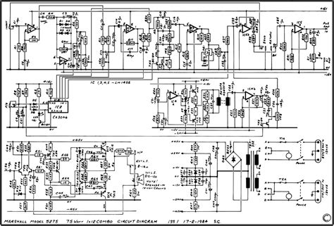 Free Audio Service Manuals Free Download Marshall 5275 75w Schematic