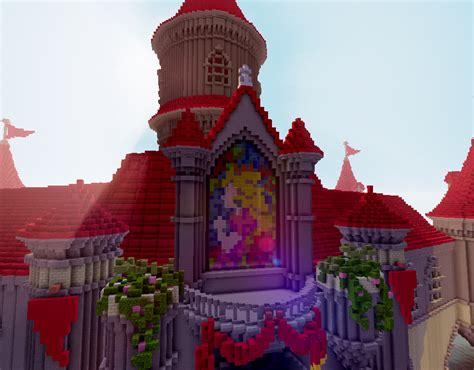 Peachs Castle From Super Mario Odyssey Minecraft Map