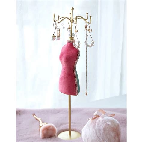 Lady Model Earring Display Rack Mannequin Princess Necklace Jewelry