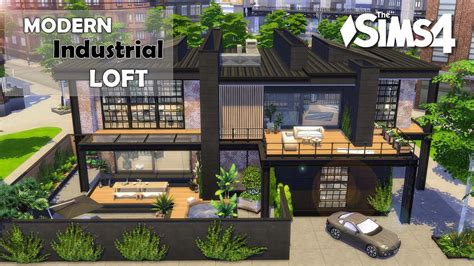 Modern Industrial Loft No Cc Artworks Stop Motion Sims 4 Video