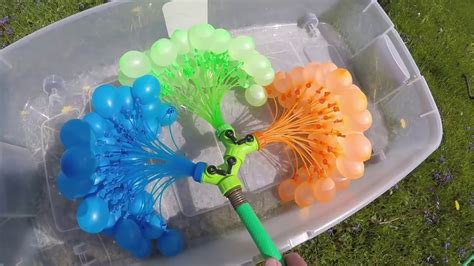 How To Make 100 Water Balloons In One Minute Youtube