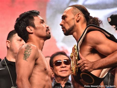 Manny pacquiao beats keith thurman by split decision to win walterweight title at age of 40. Manny Pacquiao vs. Keith Thurman - Official weigh-in ...
