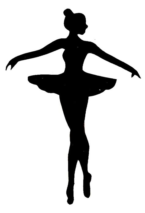 Ballerina Clipart Black And White Pencil And In Color Ballerina