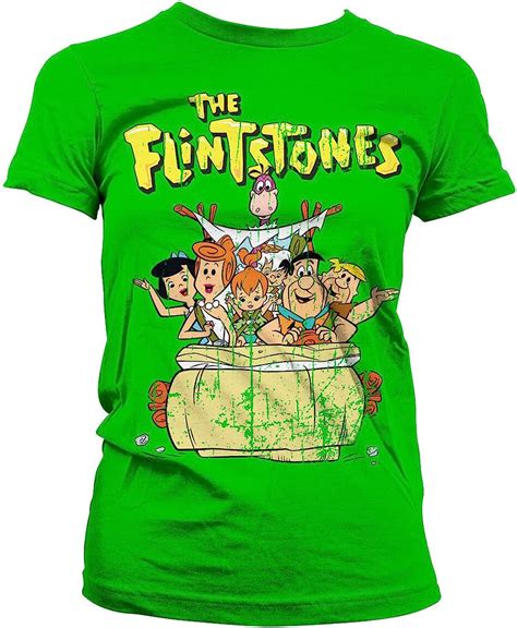 The Flintstones Officially Licensed Women T Shirt Uk Clothing