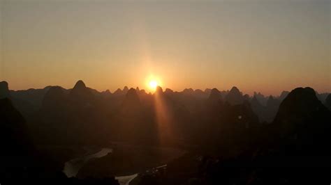 Li River Xingping Yangshuo China Sunset Timelapse Youtube