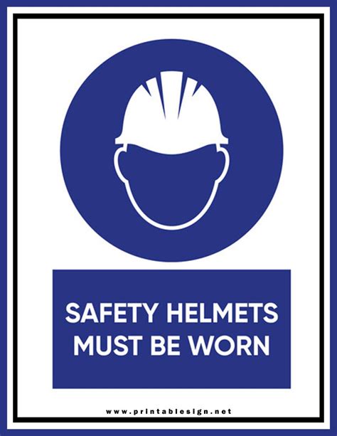 Mandatory Safety Sign Download Free Printable Signs