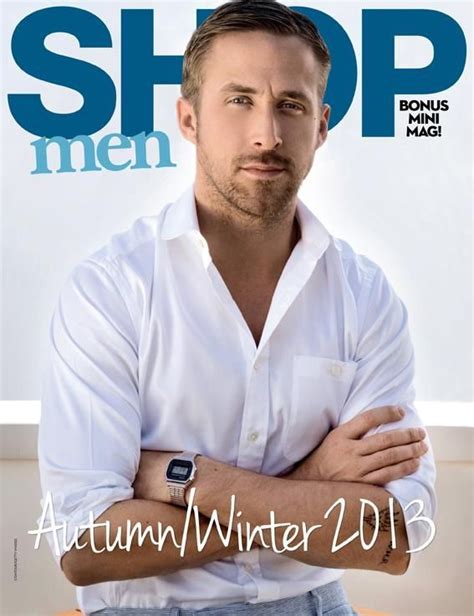 Ryan Gosling Shop Til You Drop Men Magazine Cover Australia