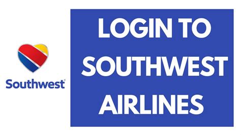 Southwest Airlines Login 2021 Login Youtube
