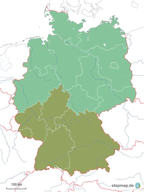 Dies kann unterschiedliche gründe haben. StepMap - DMV_Regionen - Landkarte für Deutschland