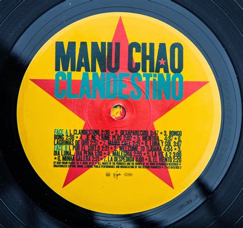 Vinylsavor Music Manu Chao Clandestino