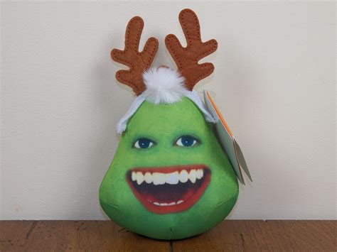 Annoying Orange Marshmallow And Pear Talking Christmas Holiday Stuffed