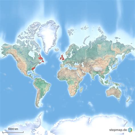 Stepmap England 3 Landkarte Für Deutschland