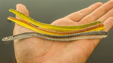 This Finesse Bass Fishing Worm Is Incredibly Lifelike And Available In