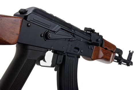 Cyma Cm048m Metal Akm Airsoft Aeg Airsoft Rifle Real Wood — Ehobbyasia