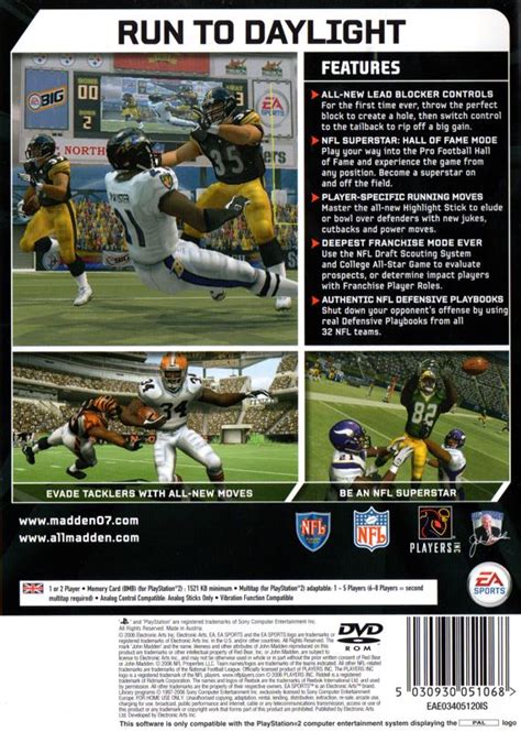 Games Ps2 Madden Nfl 07 For Sale In South Africa Id574896989