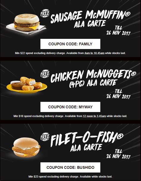 Click to discover more deals ✌️. Here are the latest McDelivery's coupon codes to let you ...