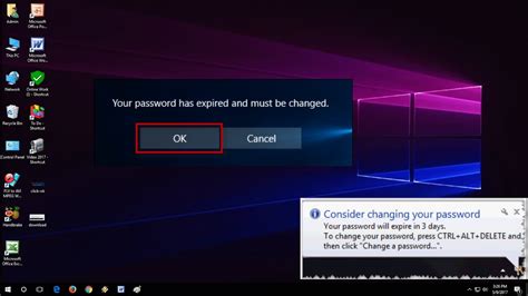How To Turn Off Password Expire Notification In Windows 10817 Youtube