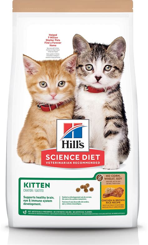 Hills cat food author review by dr. HILL'S SCIENCE DIET Kitten Chicken & Brown Rice Recipe Dry ...