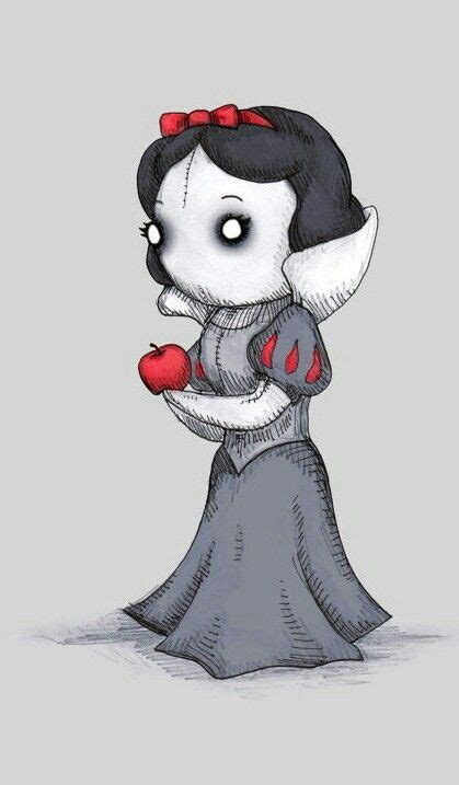 For boys and girls, kids and adults, teenagers and toddlers, preschoolers and older kids at school. SNOW WHITE | Creepy drawings, Cute monsters drawings, Mini canvas art