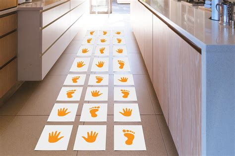 Hopscotch Hands And Feet Game Interactive Party Board Game Etsy