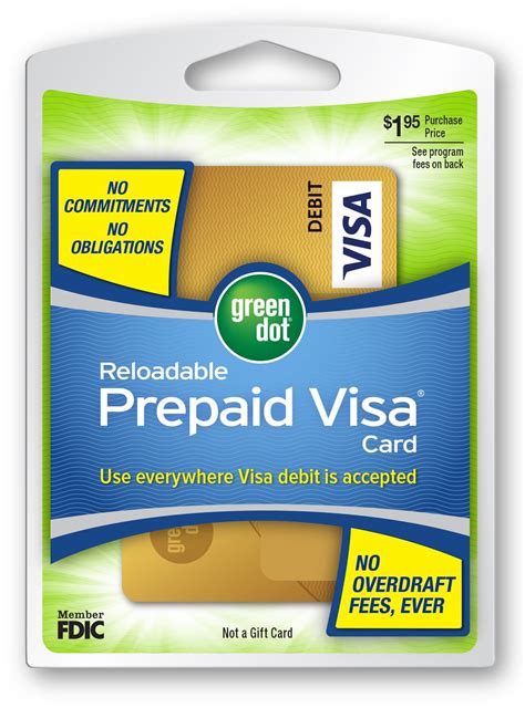 GreenDot Prepaid Visa Card - Walmart.com