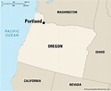 Map Of Oregon Portland - Loree Ranique