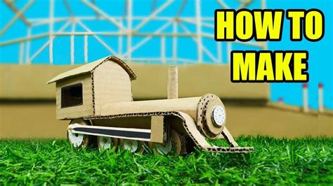 Diy How To Make Steam Train From Cardboard Youtube
