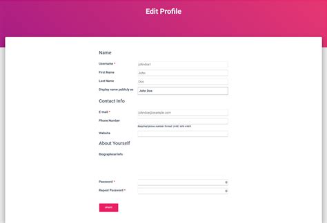 How To Create A Wordpress User Profile Page Fast And Easy Cozmoslabs