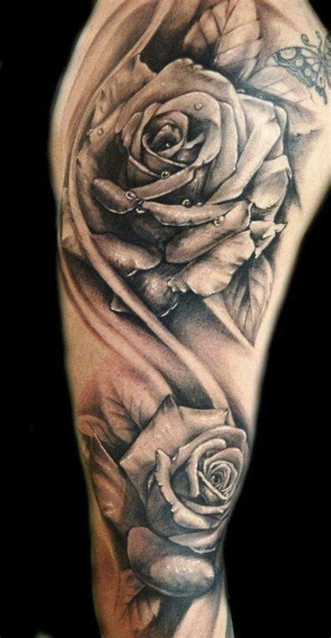 30 Cool Sleeve Tattoo Designs With Images Rose Tattoos For Men