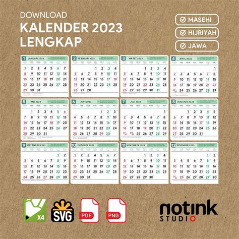 Kalender 2023 Lengkap Dengan Hijriyah Dan Libur Cuti Bersama Png Ananta
