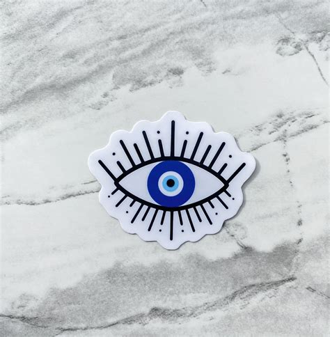 Decals And Skins Evil Eye Protection Sticker Evil Eye Vinyl Sticker Laptop Stickers Vinyl Sticker