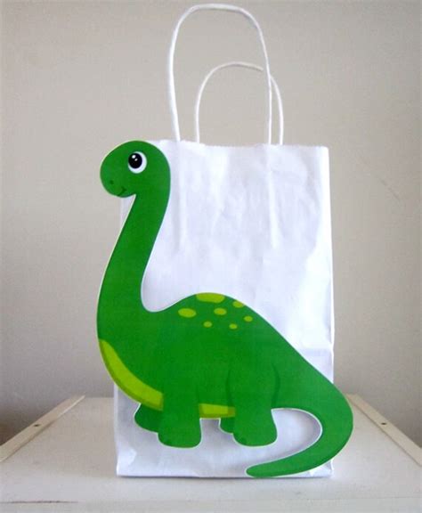Dinosaur Goody Bags Dinosaur Favor Bags Dinosaur Party Bags