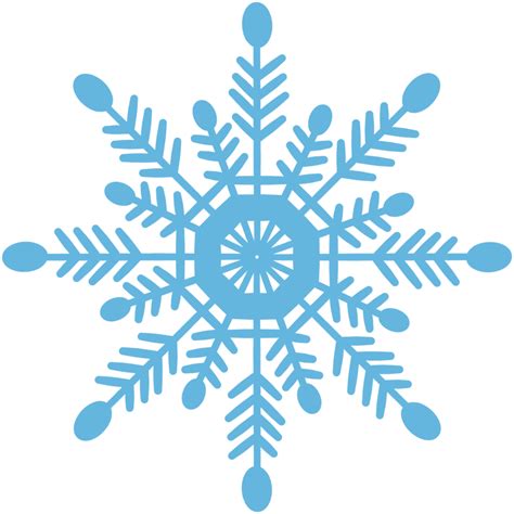 Copo De Nieve Azul Calado Ilustración Png Con Fondo Transparente