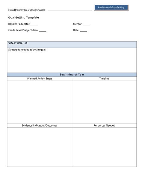 48 Smart Goals Templates Examples And Worksheets Template Lab