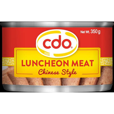 CDO Chinese Style Luncheon Meat 350g Canned Meat Walter Mart