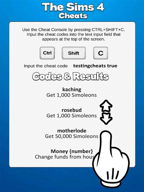 Use the cheat console by pressing ctrl+shift+c. All Sims 4 Cheat Codes 1.2 APK Download - Android ...