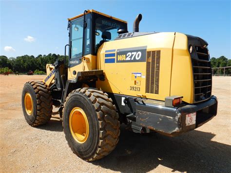 2017 Komatsu Wa270 8 Wheel Loader Jm Wood Auction Company Inc