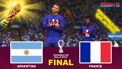 Fifa 22 Argentina Vs France Fifa World Cup 2022 Final Gameplay Pc Youtube