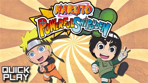 Quick Play Naruto Powerful Shippuden Demo Nintendo 3ds Gameplay