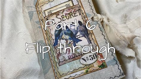 Part 6 Take Flight Fabric Covered Journal Final Flip Through YouTube