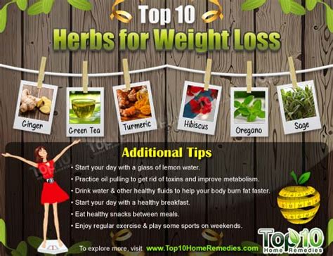 There really are some herbs that can help you manage your weight in a number of different ways. Top 10 Herbs for Weight Loss | Top 10 Home Remedies