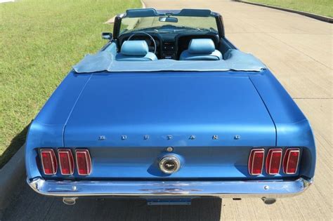 1969 Ford Mustang Convertible 351 W Air Conditioning Ps Disc