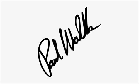 Koszulka Paul Walker Signature Koszulka Paul Walker Signature Png