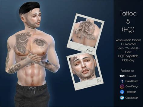 Tattoo 8 Hq The Sims 4 Catalog