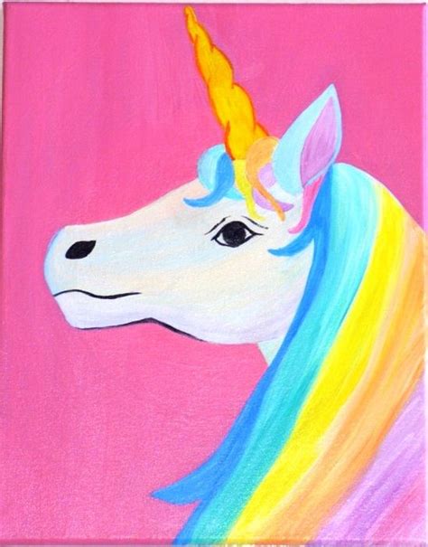 Easy Painting Ideas For Kids Unicorn