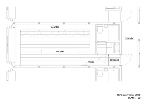 Retail Stores Under 100 Square Meters Examples In Plan And Section