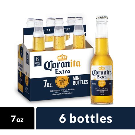 Corona Extra Coronita Mexican Lager Beer 6 Pk 7 Fl Oz Bottles 46