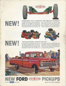 THIS OLD AD Introducing The All New 1965 Ford F 100 Pickup Ford